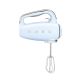 3. Smeg HMF01PBEU Retro-Handmixer im 50er-Jahre-Stil, Pastellblau