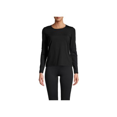 6. CASALL Essential Mesh Detail Langarm-T-Shirt schwarz