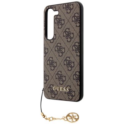 6. Guess GUHCS23SGF4GBR S23 S911 Braun/Braun Hardcase 4G Charms Collection