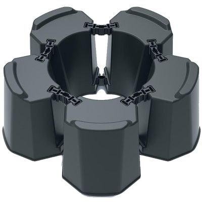 6. Sockel für modularen Regenwassertank, 5-teilig, Anthrazit