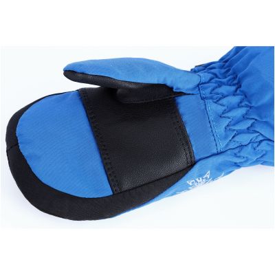 6. Viking Starlet Kinder Winterhandschuhe, Fleecebündchen, Deko-Schneeflocken, Marineblau (125/15/5195/15)