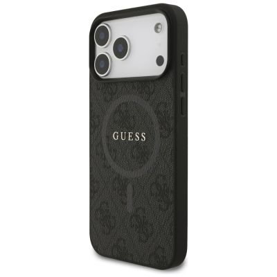 2. Guess 4G Ring Classic Logo MagSafe Hülle für iPhone 17 Pro Max - Schwarz