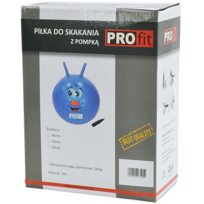 Profit DK 2103 Springball, 55 cm, blau