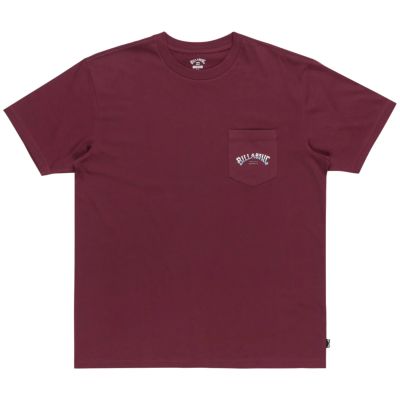 Billabong Stacked Arch Tee EBYZT00175-RSN0 Burgunderrot L
