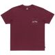 Billabong Stacked Arch Tee EBYZT00175-RSN0 Burgunderrot L