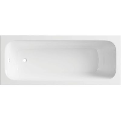 Eingebaute Acrylbadewanne mit den Maßen 170 cm
