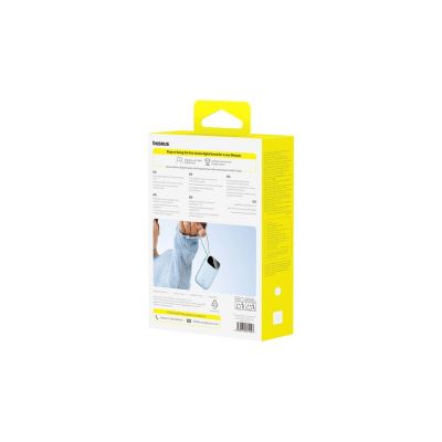 2. Baseus EnerFill FC31 Qpow 3 Ultra 20000mAh 45W Powerbank mit Digitalanzeige und mitgeliefertem Kabel – Blau