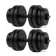 9. VIRTUFIT VERSTELLBARE HANTEL - VINYL - 15 KG