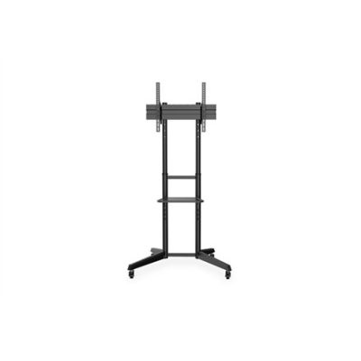 3. Einzelner mobiler Ständer mit Ablage, 1 x LCD, max. 70 Zoll, max. 50 kg