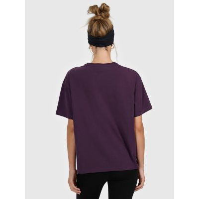 2. Damen-T-Shirt, locker geschnitten, einfarbig, Größe 4F 4FRAW25TTSHF3624-50S
