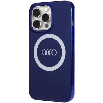2. Audi IML Big Logo MagSafe Hülle für iPhone 13 Pro / 13 - blau
