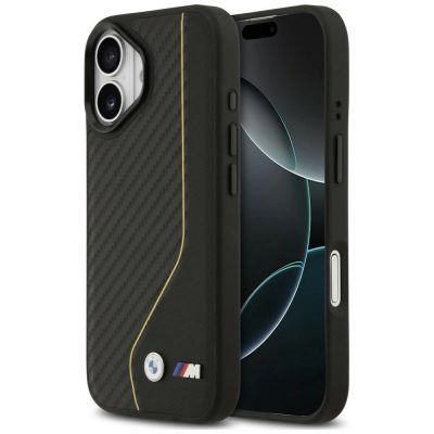 BMW M Carbon Line & Logo MagSafe Hülle für iPhone 17 - Gelb