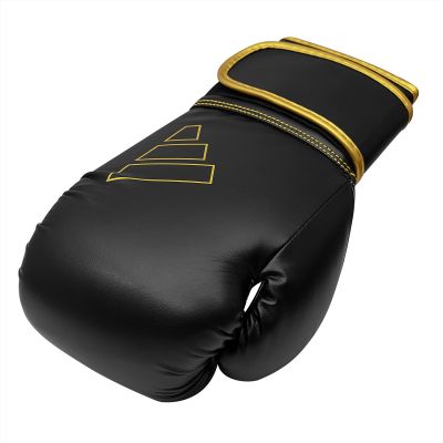32. adidas HYBRID 80 ADIH80 Boxhandschuhe schwarz gold
