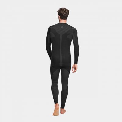 12. Alpinus Active Base Layer Set schwarz und grau Thermounterwäsche M GT43257