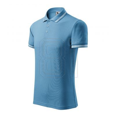 5. Malfini Urban M MLI-21914 azurblaues Poloshirt