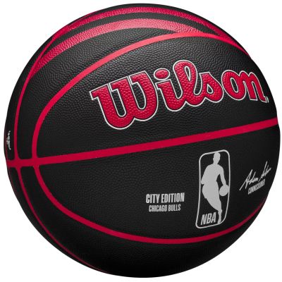 2. Wilson NBA Team City Collector Chicago Bulls Basketball WZ4024105XB