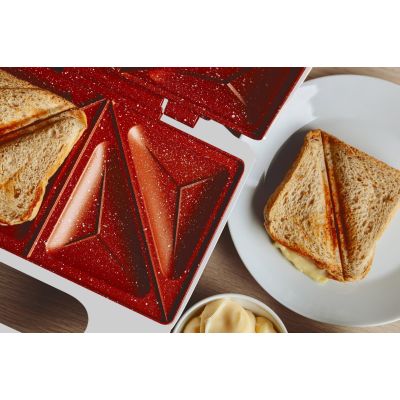 18. ELDOM SANDWICHMAKER ST11B RUDDY 750 W WEISSE KERAMIKPLATTEN