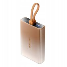 Vention Powerbank 10000 mAh USB-C + Lightning + USB-A 22,5 W mit LED-Anzeige Kupfer