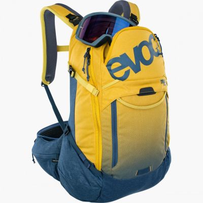 4. Evoc Trail Pro 26 Enduro-Rucksack – Curry/Denim, Größe: S/M