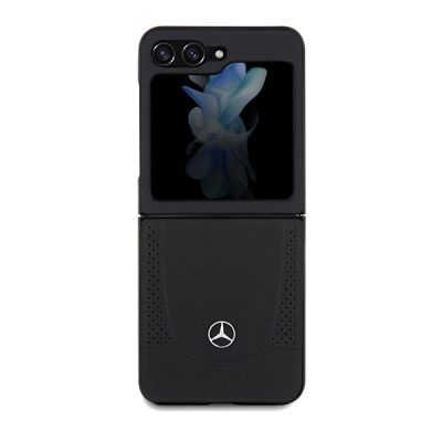 2. Mercedes Urban Lederhülle für Samsung Galaxy Z Flip 5 – Schwarz