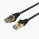 2. Orico PUG-C7 CAT7 10 Gbit/s RJ45 Ethernet-Netzwerkkabel, rund, 30 m, Schwarz
