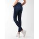 5. Wrangler High Rise Skinny Dezente blaue Jeans W27HX786N