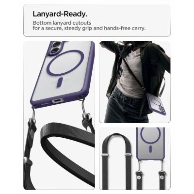 12. Spigen Ultra Hybrid Mag MagSafe Hülle für Samsung Galaxy S26+ - Transparentes Marineblau