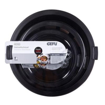21. 3er-Set Schüsseln (16, 20, 24 cm) GEFU MONDI G-89430