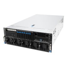Asus Rack-Plattform (4U) ESC8000A-E13X AMD EPYC 9005 (8xNVMe, 2xM.2, 2x10Gbe, 8xQSFP, IPMI, R3200W)