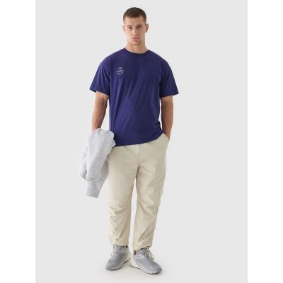 6. Glattes Unisex-Oversize-T-Shirt 4F 4FRAW24TTSHU2672-31S