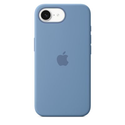 Apple iPhone 16e Silikonhülle – Winterblau | Apple