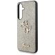 6. Guess Fixed Glitter Big 4G Metal Logo Hülle für Samsung Galaxy S25 gold