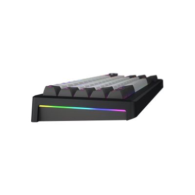 5. HATOR Skyfall Pro Wireless 65 Gaming-Tastatur USB + RF Wireless + Bluetooth QWERTZ US Englisch Schwarz, Grau