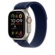 2. Apple MXTT3ZM/A 49 mm Armband in Blau, 160 Schlaufen, Größe S/M, Titan-Finish