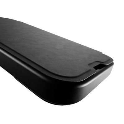 7. Puro Book Mag MagSafe Lederhülle mit Flip und Kartensteckplatz für iPhone 16 Pro Max – Schwarz