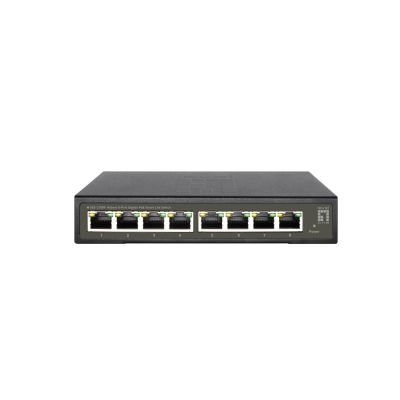 5. LevelOne Hilbert 8-Port Gigabit PoE Smart Lite Switch – 802.3at/af PoE – 8 PoE-Ausgänge – Leistungsaufnahme: 112,8 W