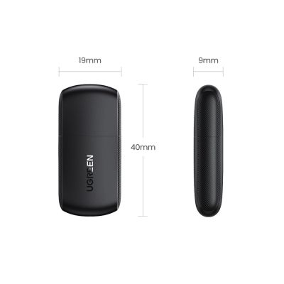 16. Ugreen Dual-Band-Adapter externe USB-Netzwerkkarte - WiFi 11ac AC650 schwarz (CM448)