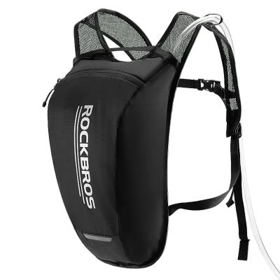 Rockbros H32 Trinkrucksack mit 2-Liter-Wasserreservoir für Radfahren und Laufen – Schwarz