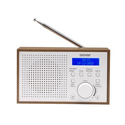 5. Denver DAB-46 Kompaktradio DAB+/FM, Weiß