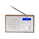 5. Denver DAB-46 Kompaktradio DAB+/FM, Weiß