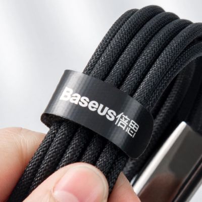 13. Baseus Tungsten 3in1 USB-Kabel - USB Typ C / Lightning / Micro-USB 3,5 A 1,5 m schwarz (CAMLTWJ-01)