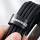 13. Baseus Tungsten 3in1 USB-Kabel - USB Typ C / Lightning / Micro-USB 3,5 A 1,5 m schwarz (CAMLTWJ-01)