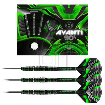 11. Harrows Avanti 90 % Steeltip-Dartpfeile HS-TNK-000016023