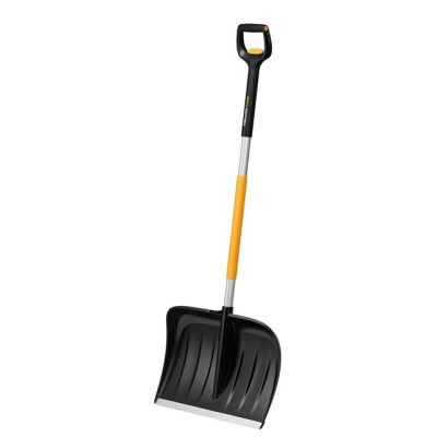 3. Fiskars 1057189 Schaufel/Schneeschaufel Metall Schwarz, Orange