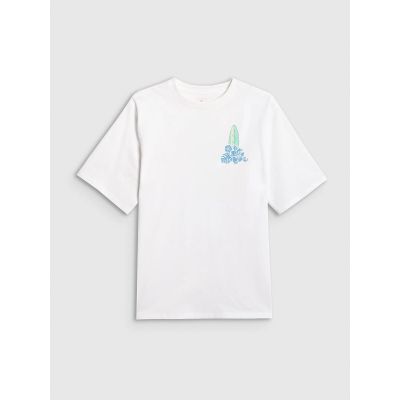 5. Lockeres T-Shirt mit Aufdruck für Mädchen 4F 4FJRSS26TTSHF3980-11S