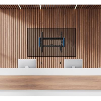 6. B-Tech Elements Feste 400 Flache 165,1 cm (65") Wand Schwarz, Blau
