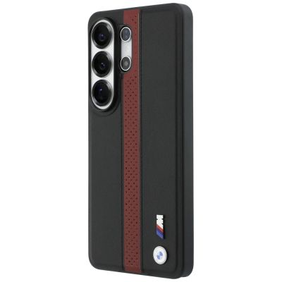2. BMW MagSafe-Hülle mit perforiertem Streifenlogo für Samsung Galaxy S26 Ultra – Rot