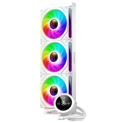 2. GameMax ICEBURG 360 DIGITAL WH Computer-Kühlsystem Prozessor All-in-One Flüssigkeitskühler 12 cm Weiß 1 Stück.