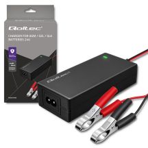QOLTEC AGM-GEL-STD-BATTERIELADEGERÄT | GLEICHRICHTER 24V 2A 48W | LED
