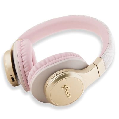 2. Guess Bluetooth On-Ear-Kopfhörer GUBH604GEMP rosa/rosa 4G Script